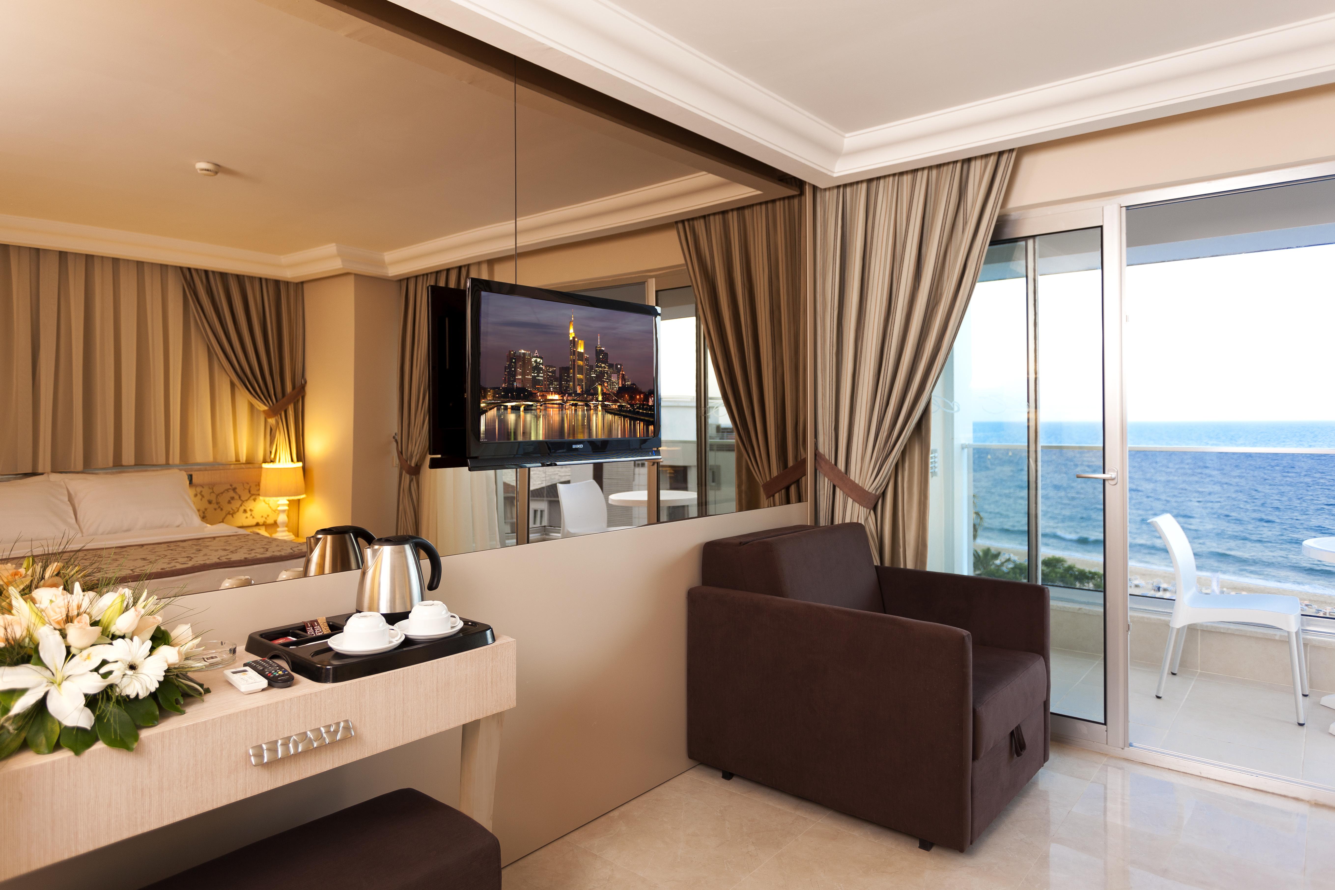เอ็กซ์พีเรีย ซาเรย์ บีช โฮเต็ล Hotel อลันยา ภายนอก รูปภาพ